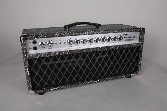 China Custom DUMBLE TONE SSS Steel String Singer Tone Deluxe Handwired Guitar Amp Head 100W with Snake Tolex Vox Grill Cloth supplier