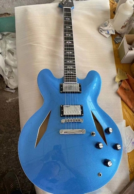 China Custom Dave Grohl Jazz Semi hollow body ES 335 JAZZ Guitar hollow electric guitar supplier