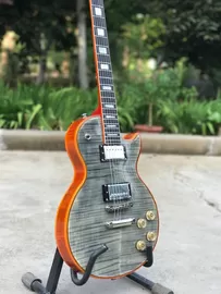 China Standard Custom LP 60 Electric guitar, LP tiger flame paul guitar supplier