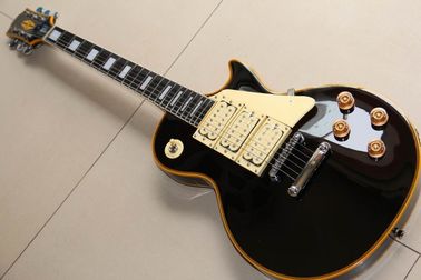 China One Piece Neck In Black LP 3 Pickups Ace Frehley Budokan Vintage LP Electric Guitar supplier