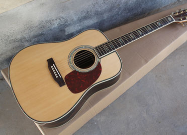 China Ebony fretboard acoustic guitar AAA solid top acoustic electric guitar OEM round body custom guitar supplier