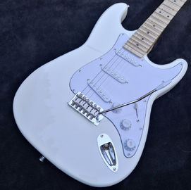 China white Scalloped Fingerboard Yngwie Malmsteen Big Head double tremolo Electric Guitar supplier