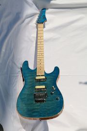 China AAAAA Quilted Maple Top Floydrose tremolo Suhr Electric guitar Guitarra bolt on neck oem guitar supplier