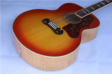 China Custom Grand J200 sunburst colors Acoustic Guitar supplier