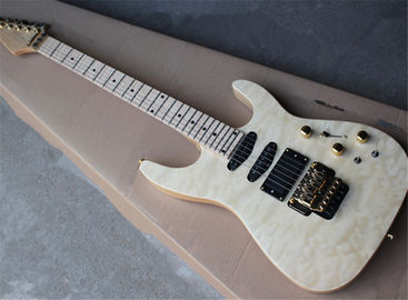 China Factory Custom 24 Tone position piece electric guitar, maple fingerboard, gold hardware, customizable supplier