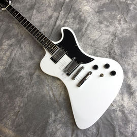 China Free delivery, hot selling electric guitar, white hardware, front brown back red body, all colors and logo can be custom supplier