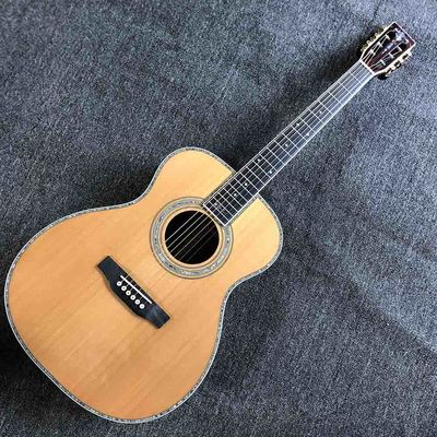 China Custom Solid Cedar Top 42c OM Style Acoustic Guitar supplier