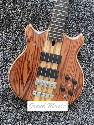 China Custom 4 Strings Neck Through Body Alembic Style Bass Guitar supplier