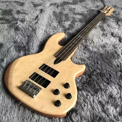 China Custom Grand WA Style 4 Strings Electric Guitar Bass in Natural Color supplier