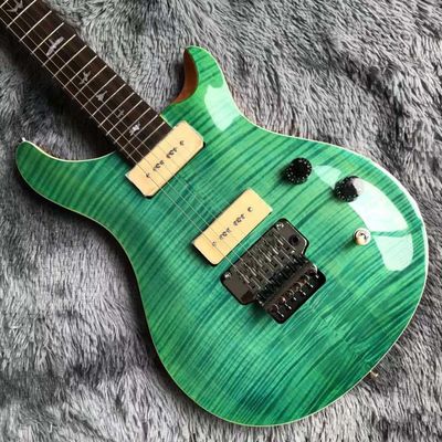 China Custom Flamed Maple Top Electric Guitar supplier