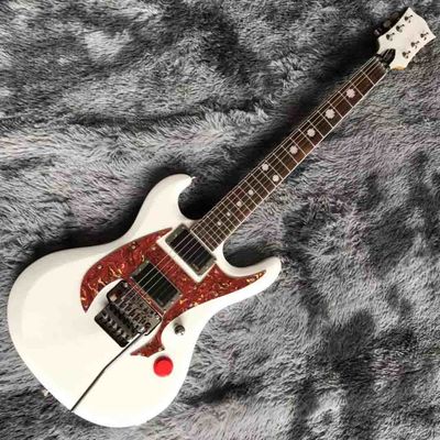 China Custom Grand PES RZK1 Killer Switch Electric Guitar in White with Active Style Pickup supplier