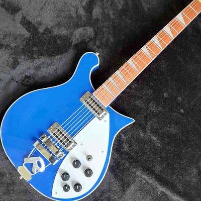 China Custom Rick 325 Backer 34 Inches Electric Guitar with Blue Color supplier