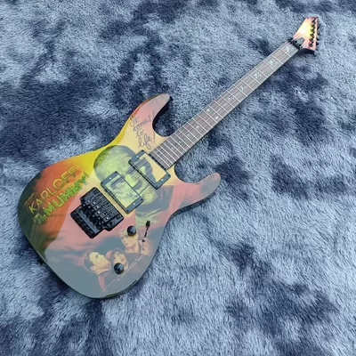 China Custom kirk Hammett KH-3 Karloff Mummy Electric Guitar supplier