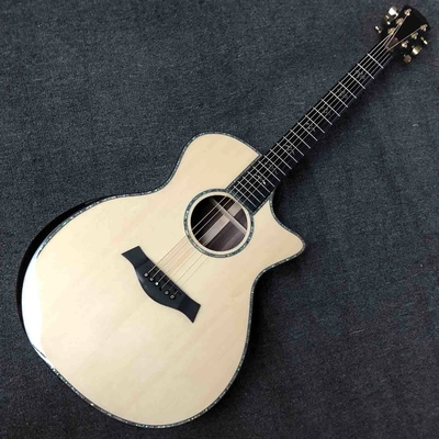 China Solid spruce 914 acoustic Guitar 41 inch Real abalone Rosewood body 914ce Guitar supplier