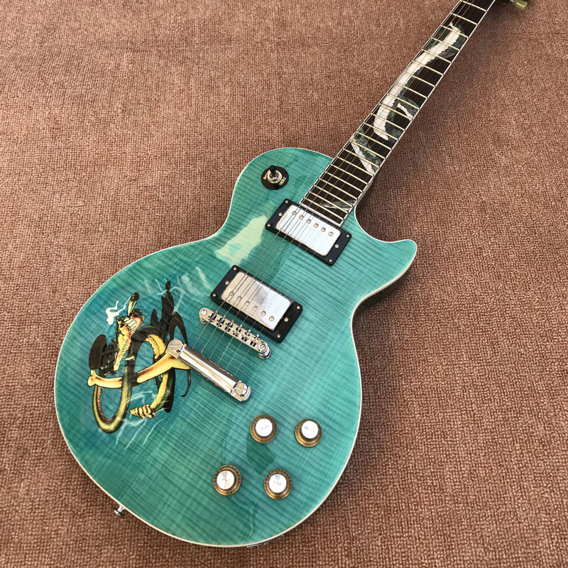 Custom Shop New Style Lp Standard Electric Guitar Flame Maple Top