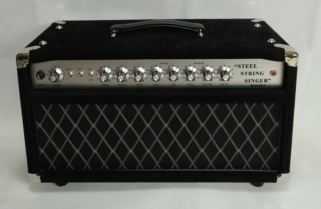Custom Amplifier Deluxe Handwired Steel String Singer Sss Guitar Amplifier Head 50w With Kinds Tolex Option