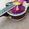 Custom LP Semi Hollow body Electric Guitar with F holes, Abalone Flower inlaid fingerboard guitar, free shipping supplier