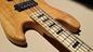 Flame maple 5 string electric bass guitar with ashwood body 20  tone position maple fingerboard free shipping supplier