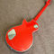 Custom hot selling orange Lp electric guitar guitar musical instruments mahogany body neck supplier