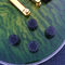 Chibson custom LP electric guitar, Green Flame Maple Top electric guitar with Gold hardware supplier