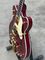 Custom shop ES-335 F hollow body jazz Electric Guitar 6 Strings red guitar with Gold hardware vibrato system supplier