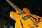 High Quality amber hollow body jazz 335 bigsby bridge electric guitar Guitar supplier
