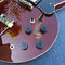 New style high-quality hollow body jazz electric guitar, Double F holes wine Red body and back electric guitar supplier