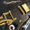 High quality ebony fingerboard, double jack, double F holes Jazz Electric Guitar supplier