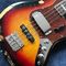 Hot sell 1959 relic Jazz bass basswood body with 4 strings electric bass in sunburst color supplier