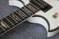 White Glossy Finish YMH SG Electric Guitars China Chrome Hardware supplier