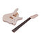 Unfinished DIY Electric Guitar Kit Basswood Body Maple Guitar Neck Rosewood Fingerboard supplier
