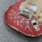 High Quality Electric Guitar Relic Retro Strat Electric Guitar with Pink Flower Color free shipping supplier