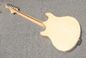 High-grade customized jazz six-string electric guitar, double f-hole half-hollow electric guitar, wood color supplier
