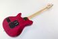 Dark-red Body Electric Guitar with Quilted Maple Veneer and Double Rock,Offer Customized supplier