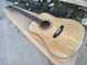 Free shipping AAAA handmade all Solid guitar dreadnought body guitar imported wood soundhole EQ D acoustic electric guit supplier
