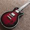 Chinese Electric Guitar with CHROME Hardware, Vintage red burst Quilted Maple Top supplier