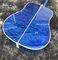 Water Ripple Maple Abalone Ebony Fingerboard Blue Solid Spruce 41 Inch D45d Style Acoustic Guitar supplier