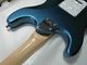 Metal blue color solid body white pickguard maple fretboard Elite electric guitar supplier