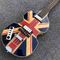 Custom British flag Hofner Violin 4 strings Electric bass guitar BB2 Icon Series Hofner Flame maple vintage CT bass supplier