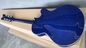 Wholesale New Arrival Left Handed Guitar Jazz 6 String Electric Guitar Semi Hollow Body In Blue supplier
