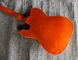 Custom orange TL hollow body f hole ebony fingerboard gold bridge electric guitar musical instrument shop supplier