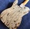 Natural Wood Color Roasted Coke Electric Guitar supplier