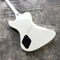 Free delivery, hot selling electric guitar, white hardware, front brown back red body, all colors and logo can be custom supplier