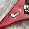 Custom Electric Guitar in Red New Double Shake Printed Bird's Eye Gold Hardware Customizable Logo supplier