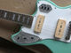 Custom new Jaguar Guitar Light blue electric guitar 2 pickup supplier