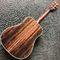 Custom Solid Cedar Top Cocobolo Back Side Abalone Binding 45Dc Acoustic Electric Guitar supplier