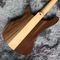 Custom 4 Strings Walnut Wood Maple Fingerboard Neck Through Body Electric Bass supplier