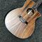 Custom 41 Inch Matte Solid KOA Top Acoustic Guitar with Abalone Ebony Fingerboard ArmRest KOA Wood Guitar supplier