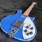 Custom Rick 325 Backer 34 Inches Electric Guitar with Blue Color supplier