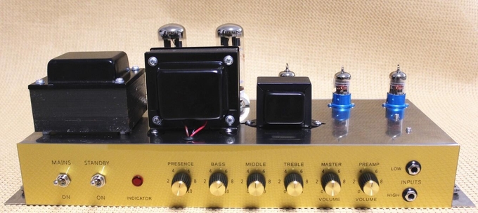 JCM800 Marshall Style Hand Wired Tube Guitar Amplifier Chassis with Ruby Tubes 50W Musical Instruments Imported Parts